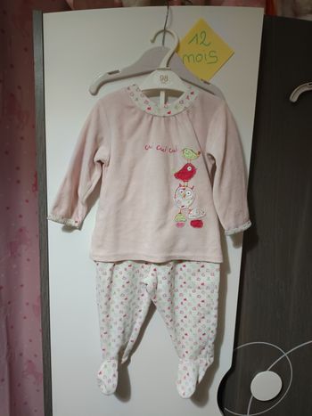 Pyjama 2 pièces 12 mois 