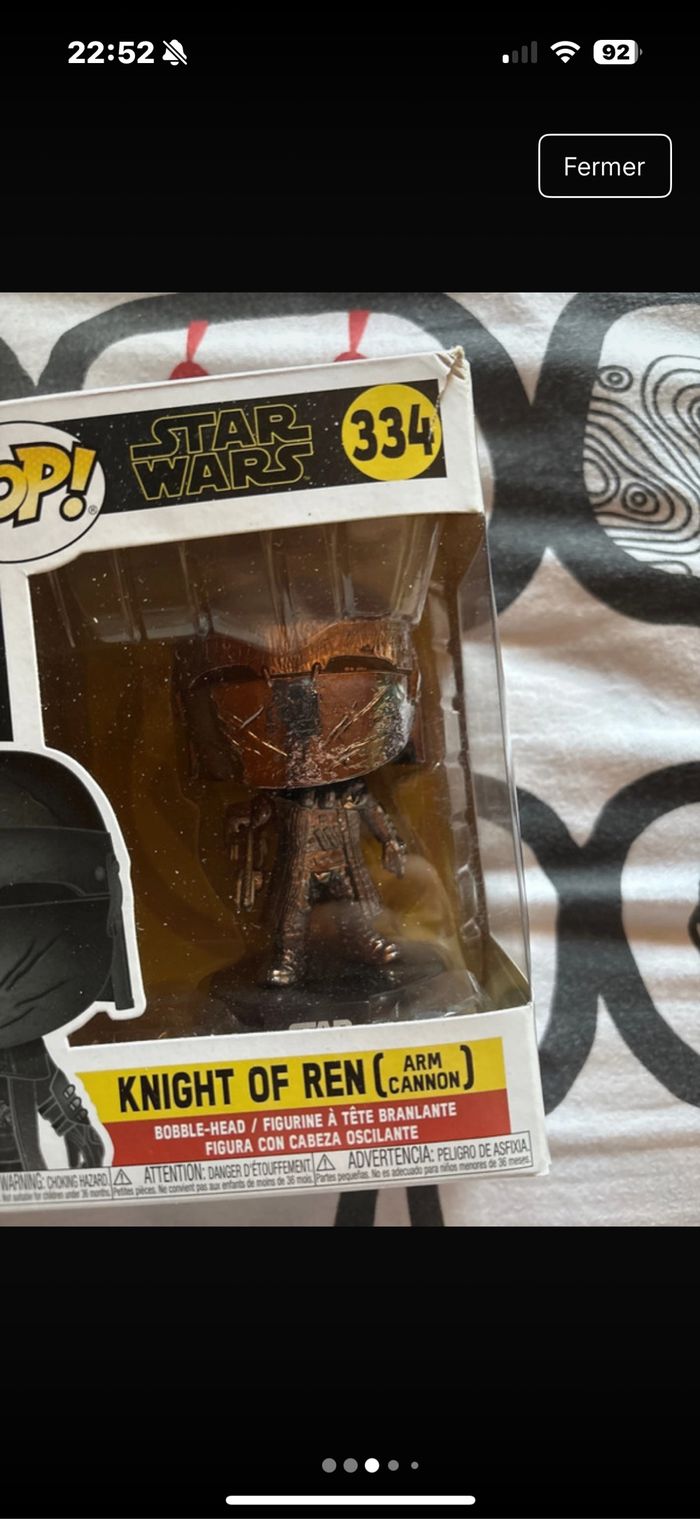 Lot 2 funkos Star Wars - photo numéro 3