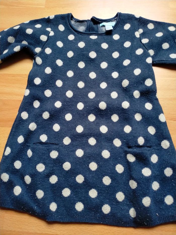 Robe pull pailleté 18 mois