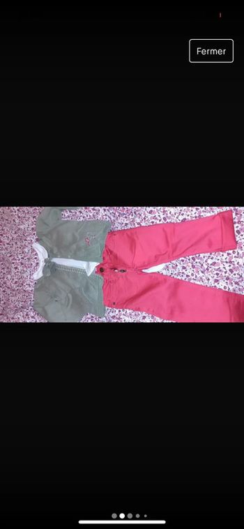 Ensemble pantalon,bodie,gilet