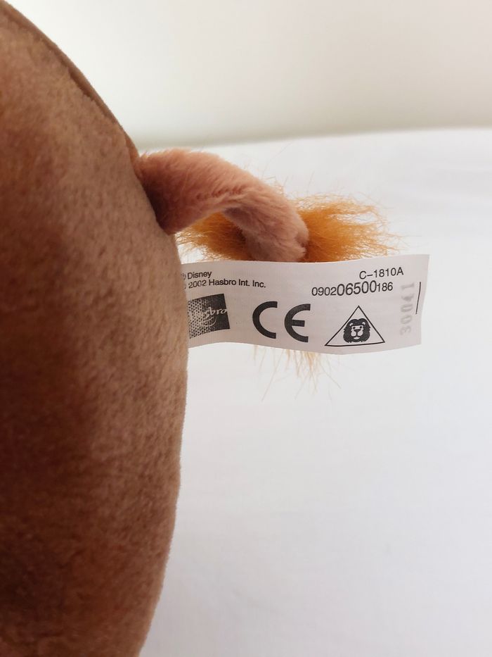 Peluche Hathi Junior bébé éléphant DISNEY Le livre de la jungle Hasbro 2002 - photo numéro 6