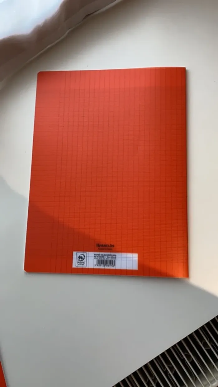 Cahier orange - photo numéro 3