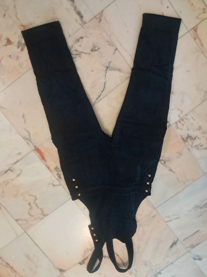 Songe Lab salopette en velour noir T.36/38 - photo numéro 18