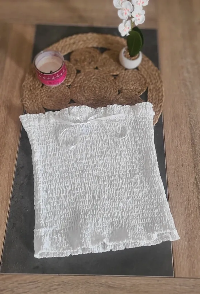 Bustier blanc Taille unique