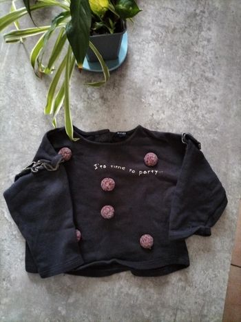 Pull gris Taille 18 mois kiabi