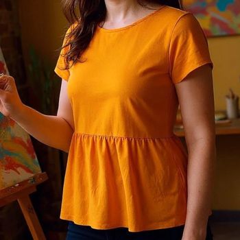 Blouse en suédine élastique M/L