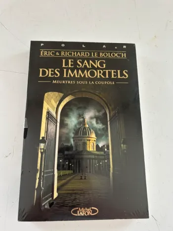 Livre le sang des immortels, meurtre sous la coupole