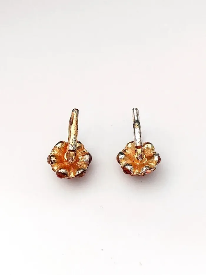 boucles d'oreilles pendantes dormeuses vintage - photo numéro 5