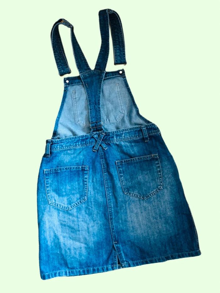 🌿Robe salopette en jean Y2K 💙denim dress overalls🌿 - photo numéro 3