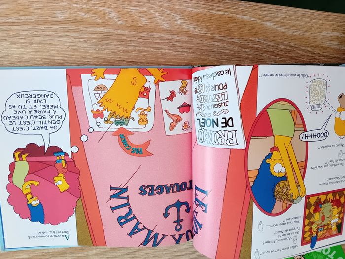 Le livre de Noël des Simspon (1992) - Bon état - photo numéro 3