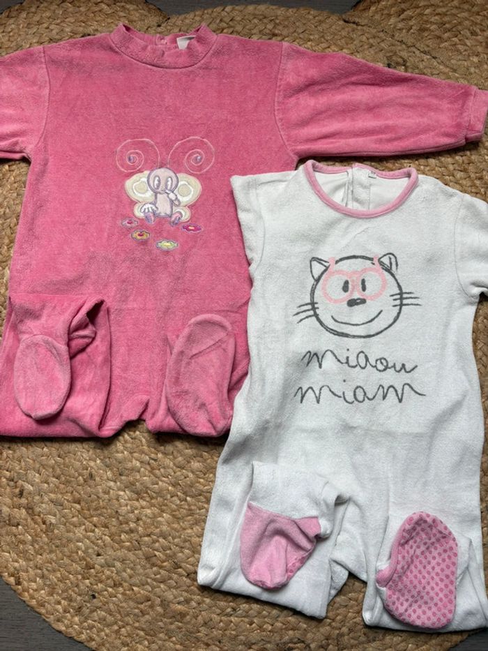Lot de 2 pyjamas fille 24 mois