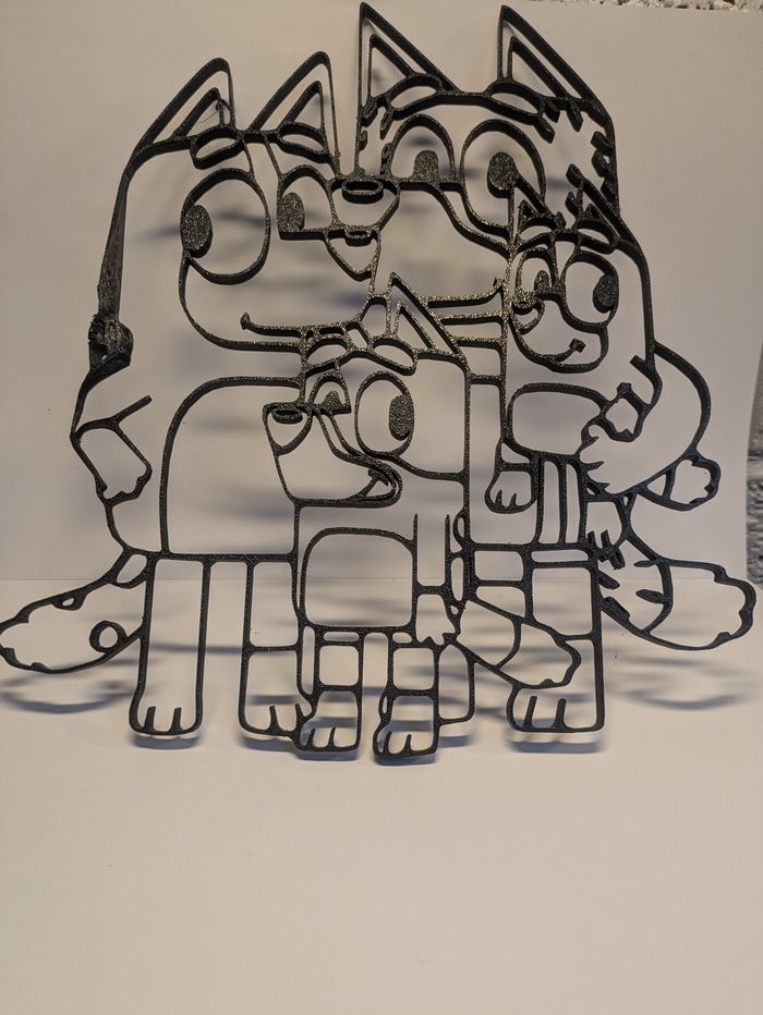 Famille Bluey – Décoration originale - photo numéro 2