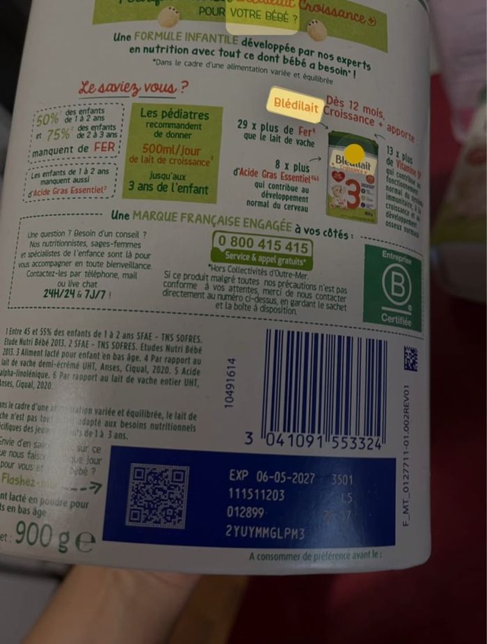 Lot Bledilait 3 eme âge - photo numéro 2