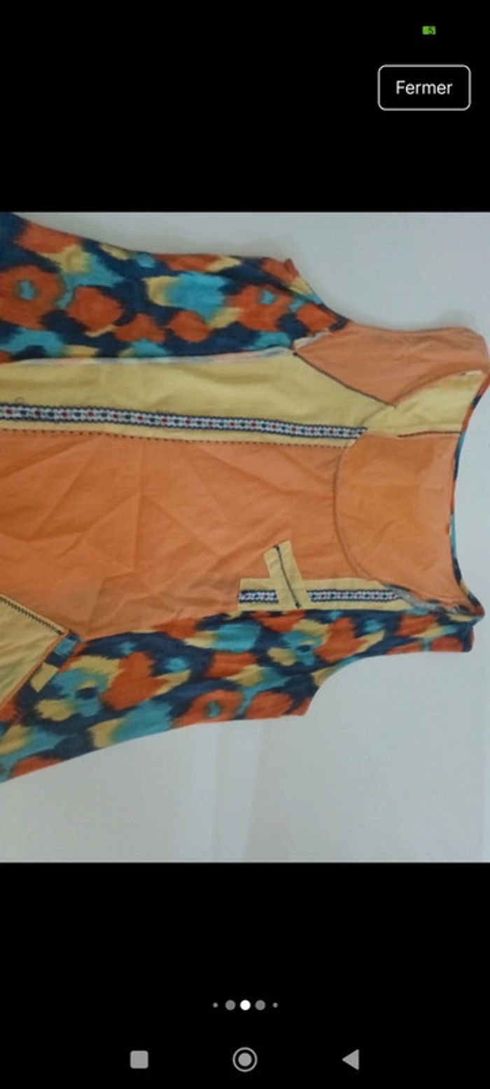 Tunique débardeur femme Alexo taille 42 rétro vintage - photo numéro 4