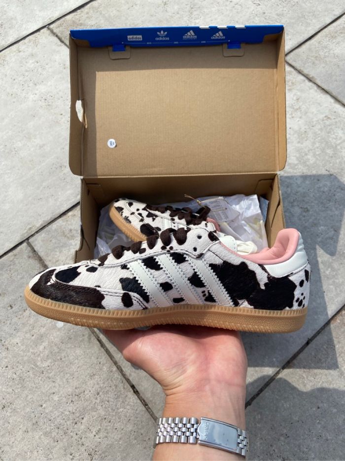 Adidas Samba Cow Print Asos - photo numéro 3