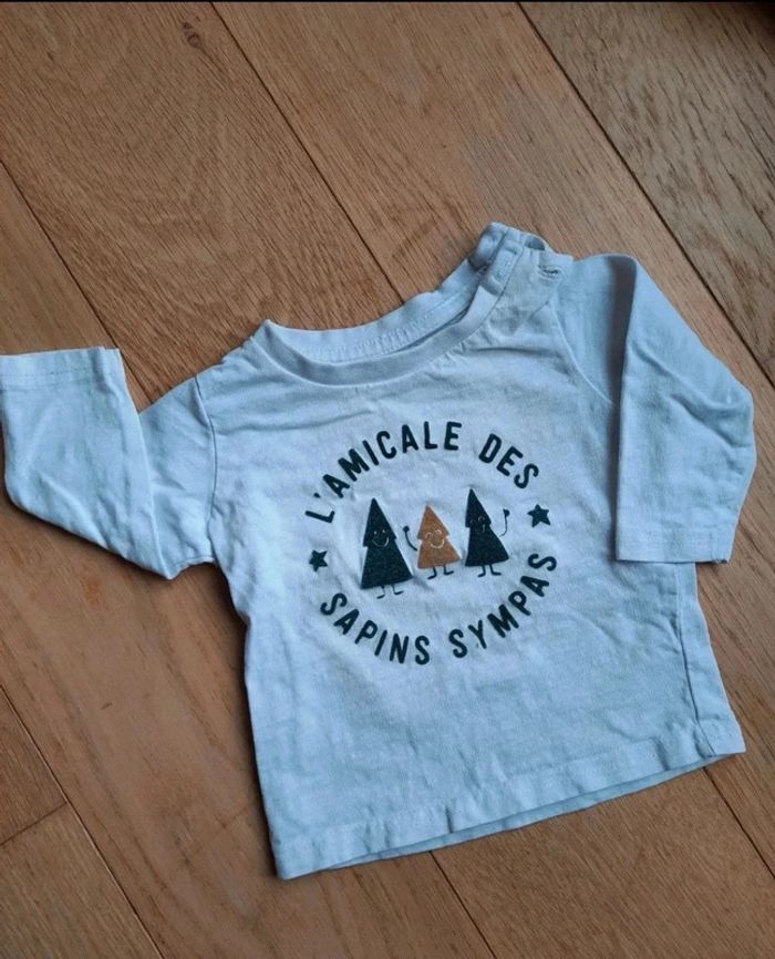 T-shirt 3mois sapin