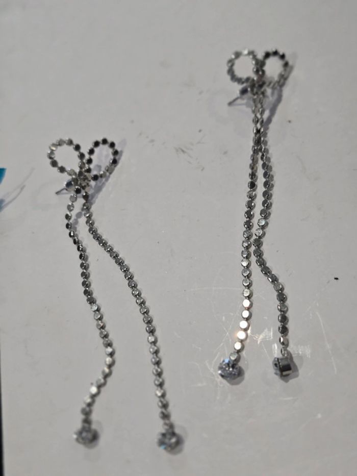 Boucle d'oreilles noeuds