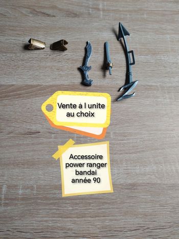 Accessoire power ranger vente à l unite au choix