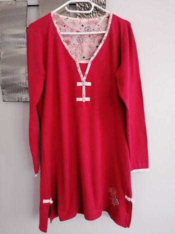Chemise de nuit manches longues Monoprix taille L