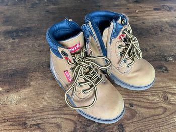 Boots / Bottines Levis en cuir marron