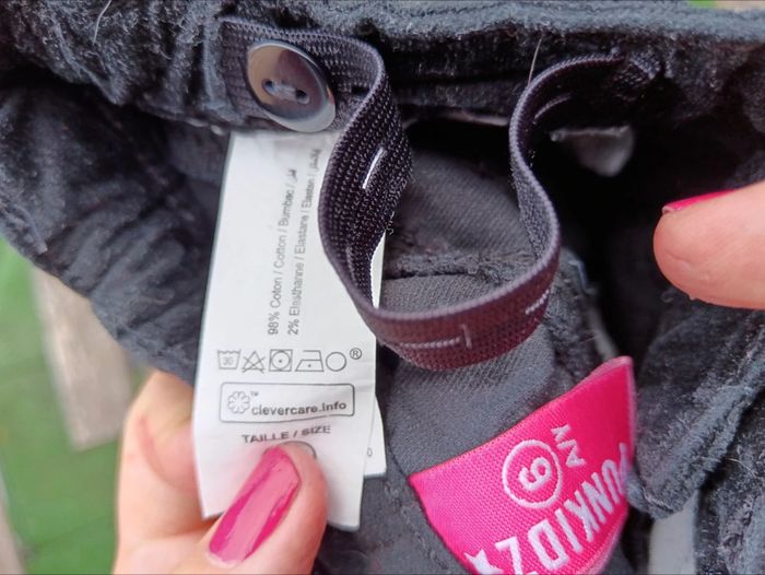 Pantalon coton noir - photo numéro 3