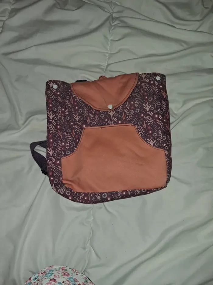 Petit sac à dos fille fait main