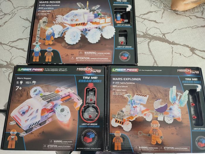 Lego Laser Pegs avec led