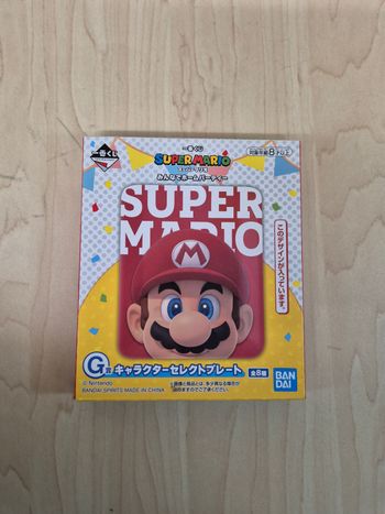 Petite assiette plastique Super Mario : Mario