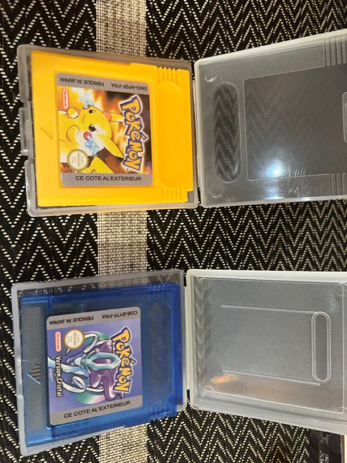 2 Jeux gameboy color Pokémon collector rare - photo numéro 3