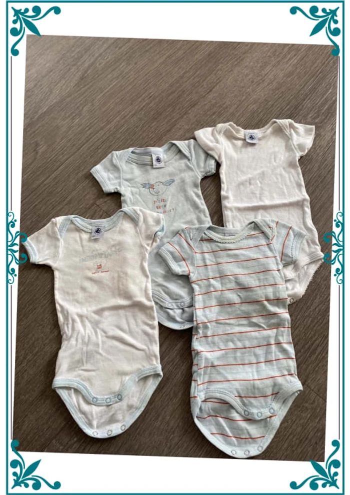 Petit bateau x4 t3 mois