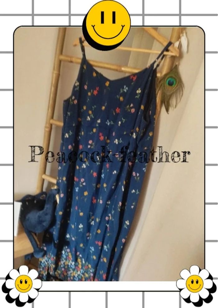 Robe longue bleue 44/46/48 - photo numéro 6