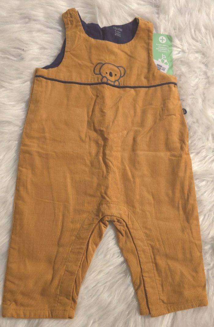 (Neuve non portée) 🏷🥰😍 superbe combinaison velours 6mois garçon 😍🥰 - photo numéro 2