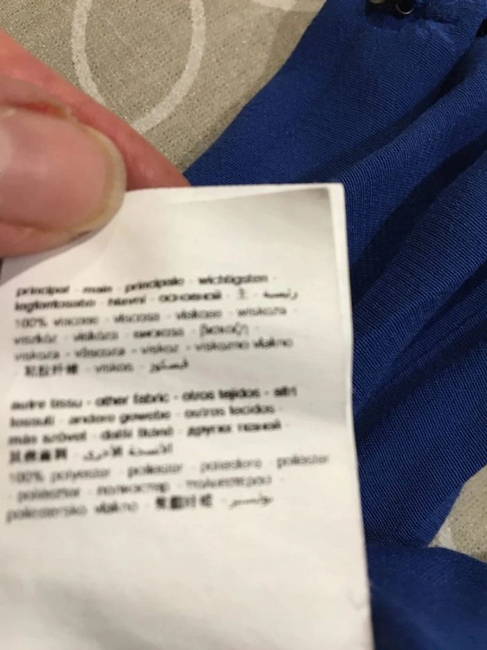 Blouse promod bleue - photo numéro 5