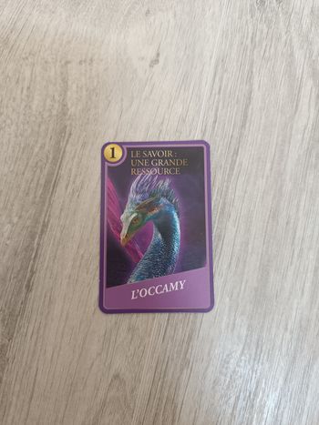 Carte à collectionner Harry Potter