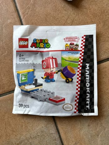 Polybag Lego Super Mario 30702 Toad (pit crew)