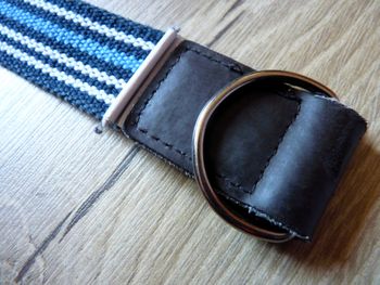 Ceinture Garçon Gémo accessoire tissu bleu TBE taille 70 cm