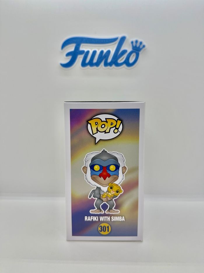 Funko Pop Disney Rafiki With Simba 301 Diamond Hot Topic 🇺🇸 - photo numéro 5