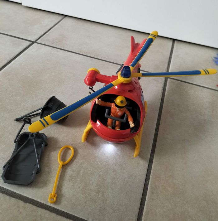 Hélicoptère Sam le Pompier + accessoires - photo numéro 2