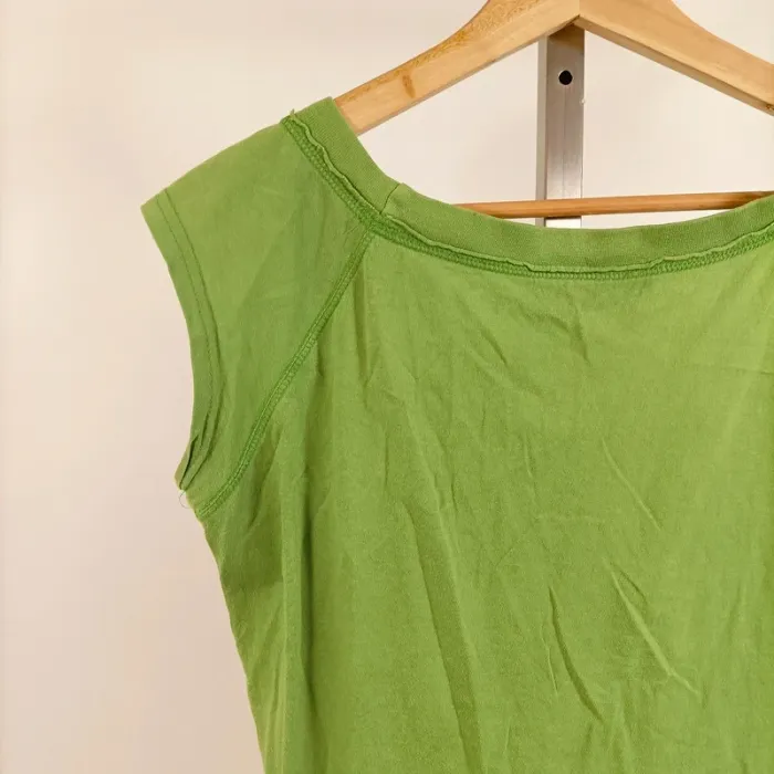 Débardeur vert pomme 100 % coton Foxhole – taille L A1048 - photo numéro 11