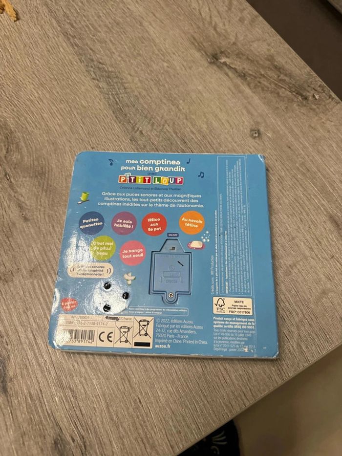 Livre p'tit loup mes comptines pour bien grandir - photo numéro 2