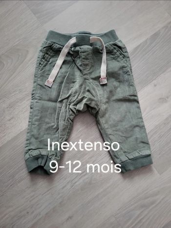 Pantalon "Inextenso" 9-12mois