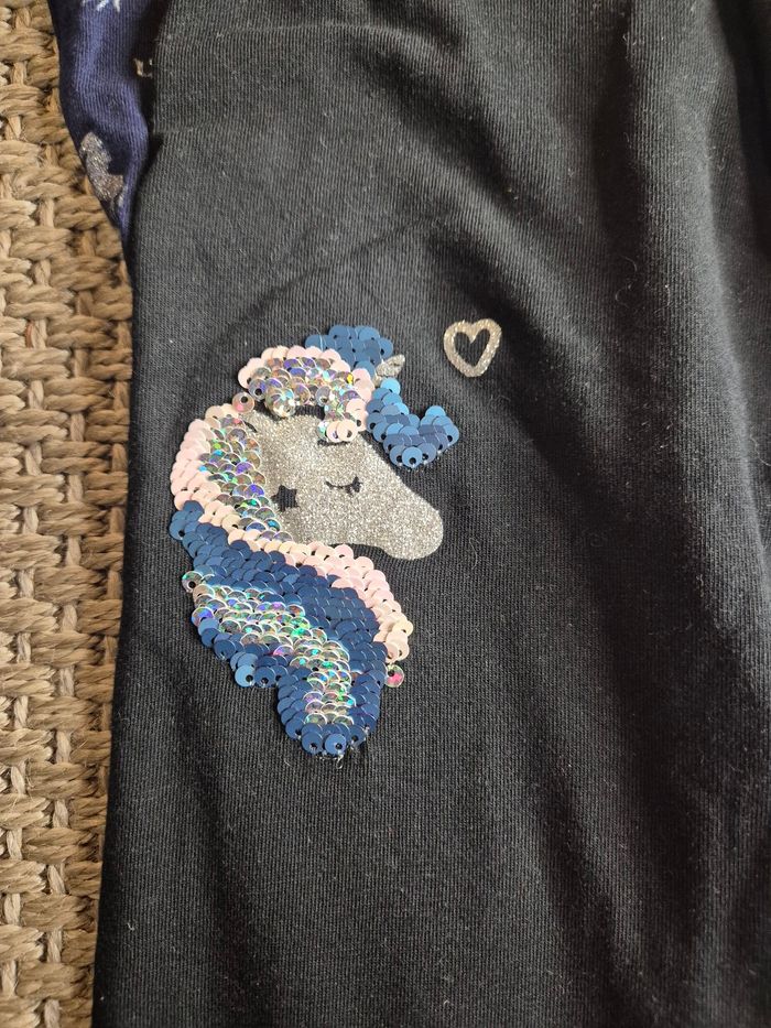 Lot de 3 leggings long sombre - 8 ans - photo numéro 4