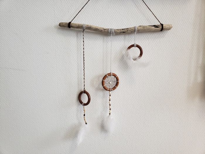 Attrape rêves Dreamcatcher en bois flotté