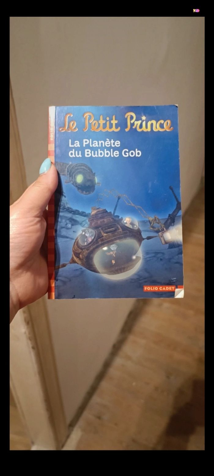 Livre le petit prince la planète du bubble gob