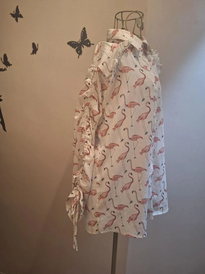 Chemise blanche imprimée - photo numéro 3