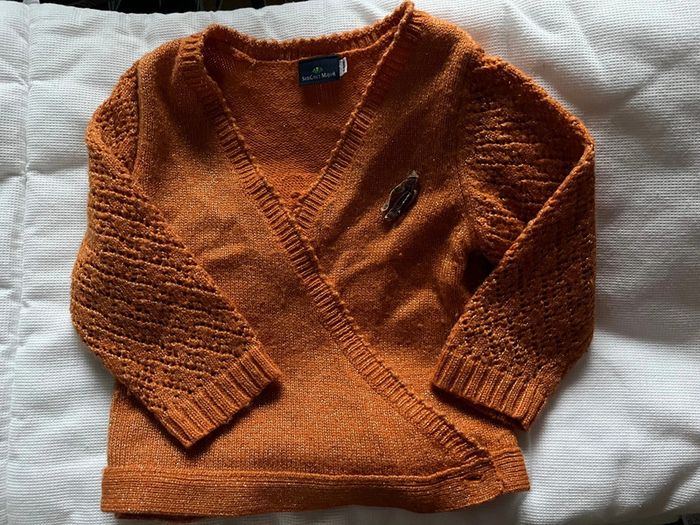 Haut cache-coeur orange sergent major