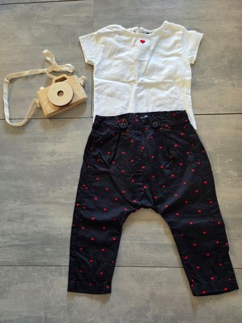 Ensemble 9 mois fille kiabi