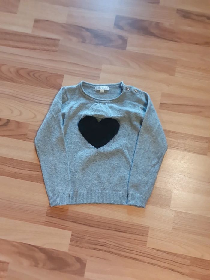 pull fin gris 6 ans pick ouik