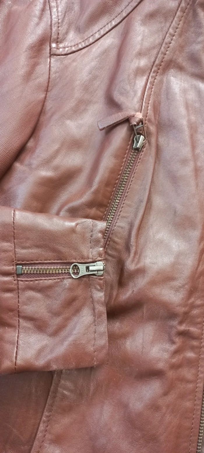 Veste mouton cuir 40 - photo numéro 4