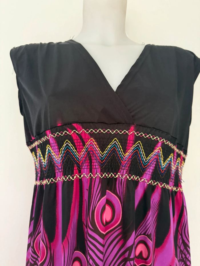 Robe courte fushia et noire Bodyboard - photo numéro 2
